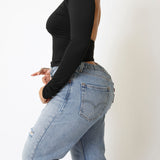Backless LS Top