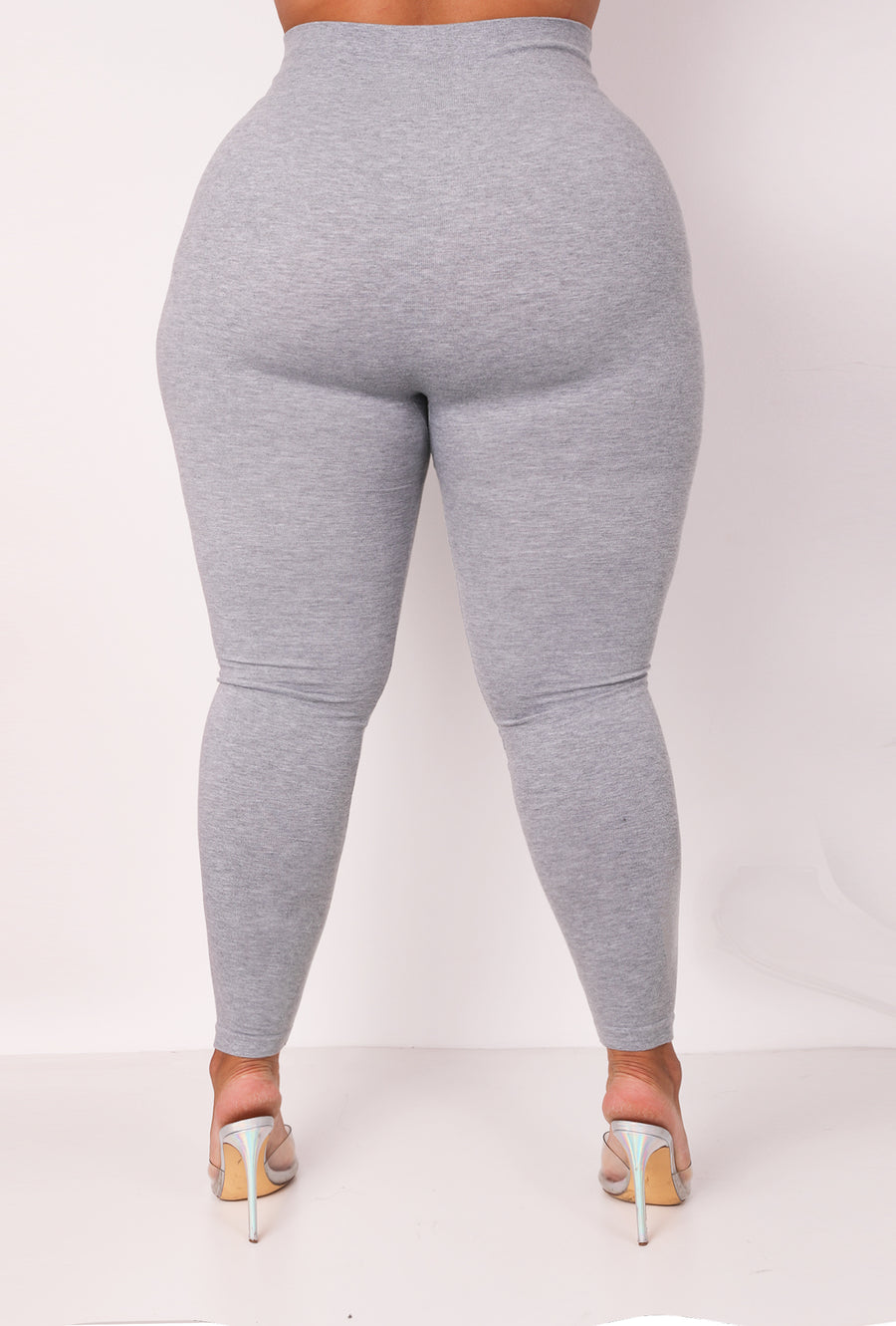 The Cotton Tummy Control Legging (gray)