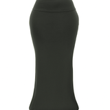 Stretch Maxi Skirt (charcoal)