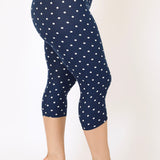 The Capri in Polka Dot (navy)