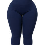 The Cotton Tummy Control Capri (chocolate)