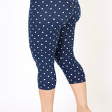 The Capri in Polka Dot (navy)