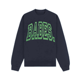 BABES Crewneck (navy/green)