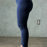 The Cotton Tummy Control Legging (navy)