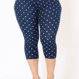 The Capri in Polka Dot (navy)