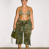 The Cropped Cargo Capri♻️