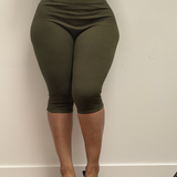 The Cotton Tummy Control Capri (chocolate)