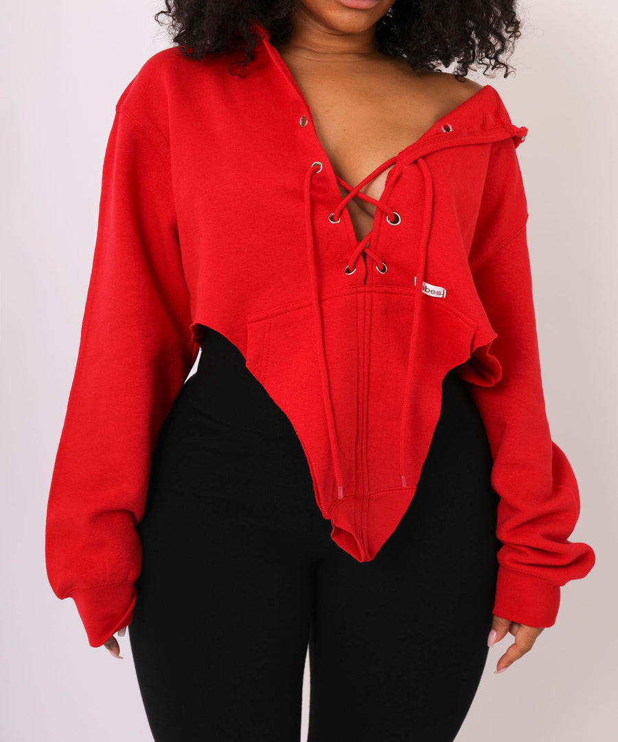 Corset LA Winter Hoodie (gray)