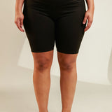TUMMY CONTROL High Waist Biker Short W/ Ponte Roma (fits up to Plus)