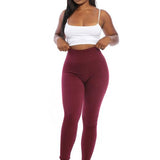 3 Pack-5 Pack Cotton Tummy Control Legging