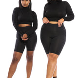 TUMMY CONTROL High Waist Black Babe Biker Short - Babes And Felines | Specializing in Fashionable Staple Pieces for Every Shape and Size (11604106644)