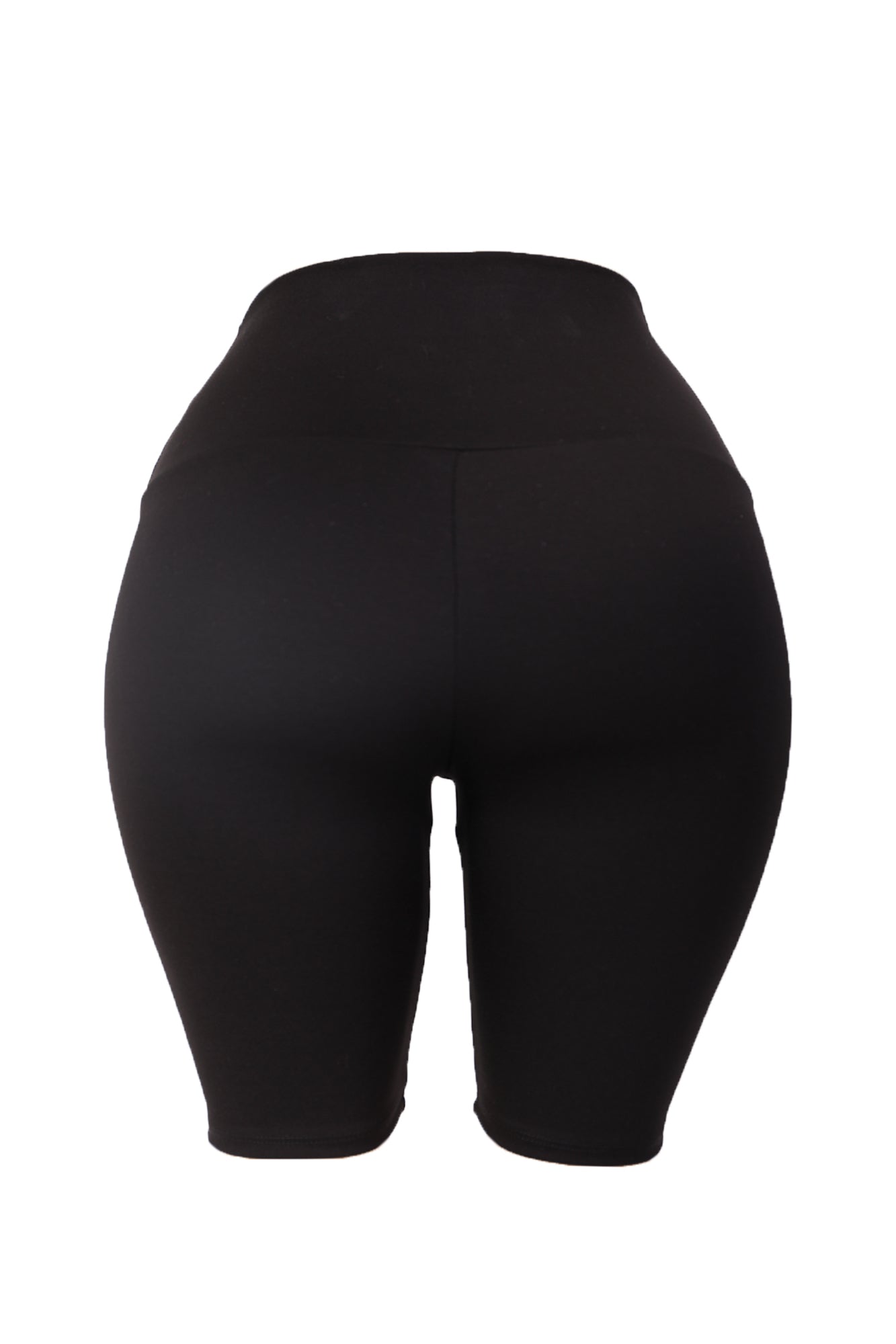 TUMMY CONTROL High Waist Biker Short W/ Ponte Roma (11604106644)