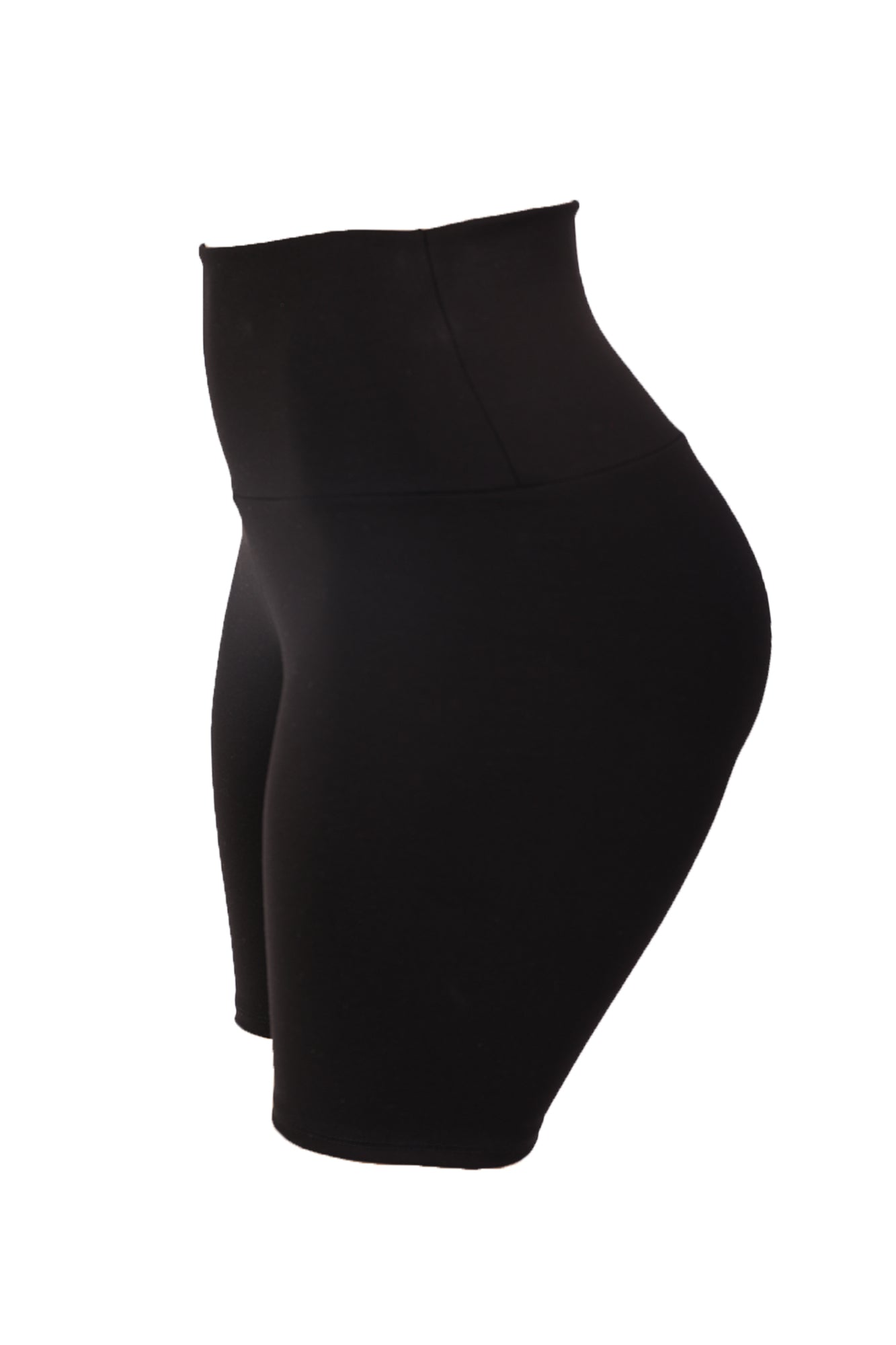 TUMMY CONTROL High Waist Biker Short W/ Ponte Roma (11604106644)