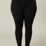 The Cotton Tummy Control Legging (gray)