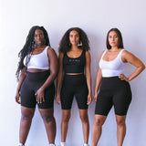 TUMMY CONTROL High Waist Biker Short W/ Ponte Roma (11604106644)