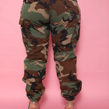 The Vintage Camo Pant in Army - Babes And Felines | Specializing in Fashionable Staple Pieces for Every Shape and Size (1592410079304)