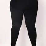 The Black Cotton Tummy Control Legging (fits up to Plus) (11043046932)