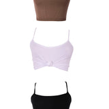 SOPHIA Strappy CROP TOP (7 COLORS) (453647269)