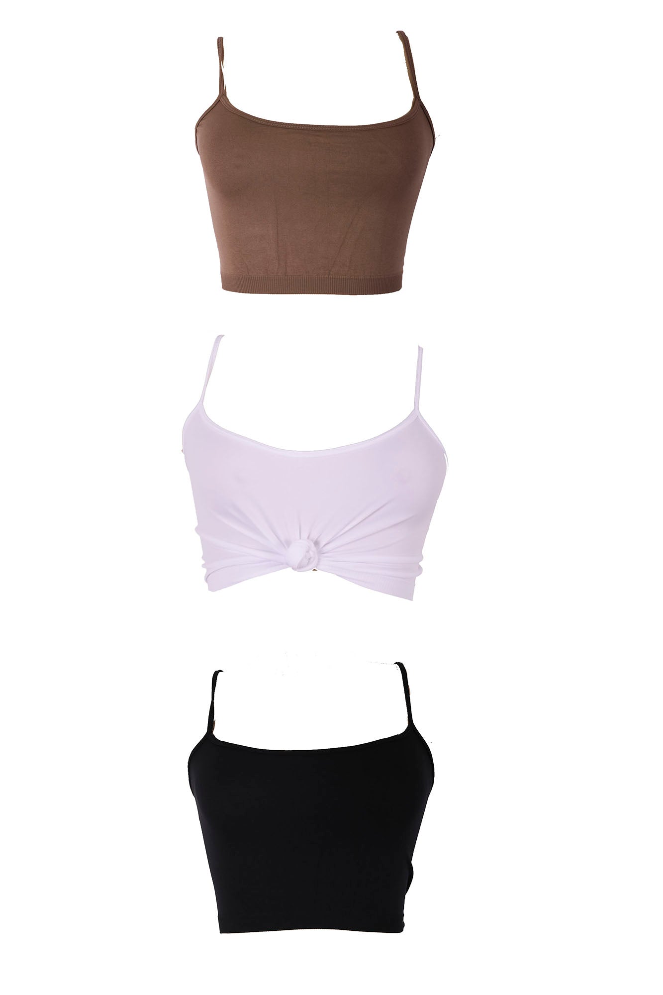 SOPHIA Strappy CROP TOP (7 COLORS) (453647269)